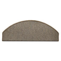 STUFENMATTE Set. 15 Stück "Florenz" Sisal Optik Flachgewebe Beige 24 x 65 cm - Beige, Textil (24/65/4cm) - oKu-Tex