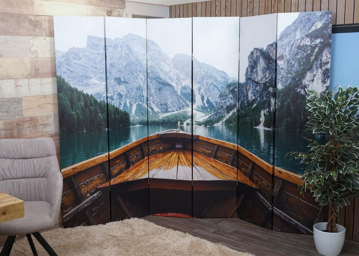 FOTO-PARAVENT Multicolor - Multicolor, Holz (244/180/2cm) - MCW