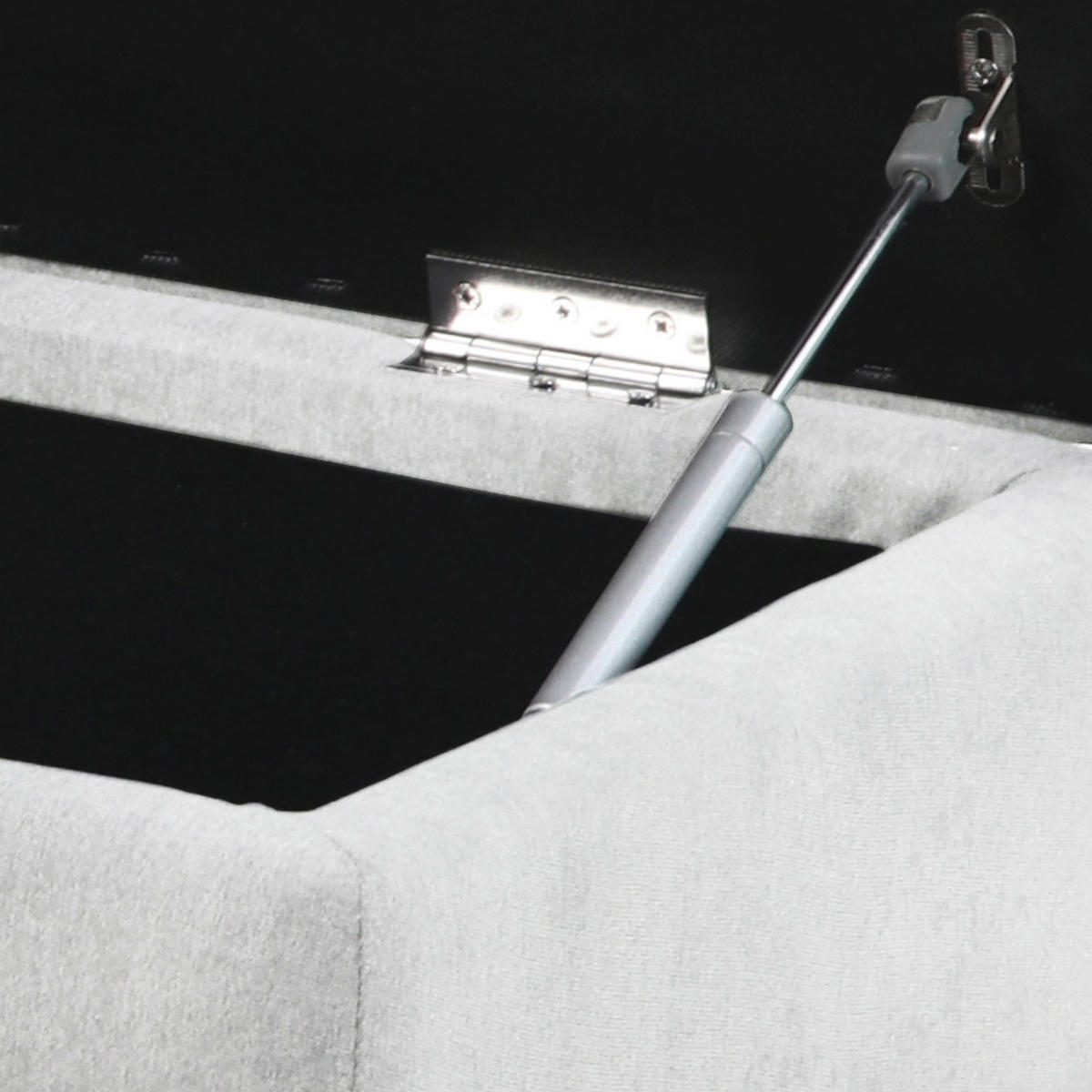 OTTOMANE DAISY XL Weiß - Weiß, Textil (115/47/45cm) - SVITA