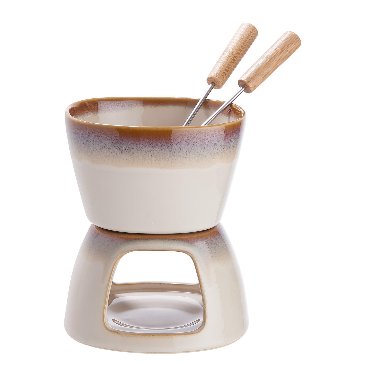 SCHOKOLADEN-FONDUE Au Chocolat - Beige, Keramik (11/13cm) - Butlers