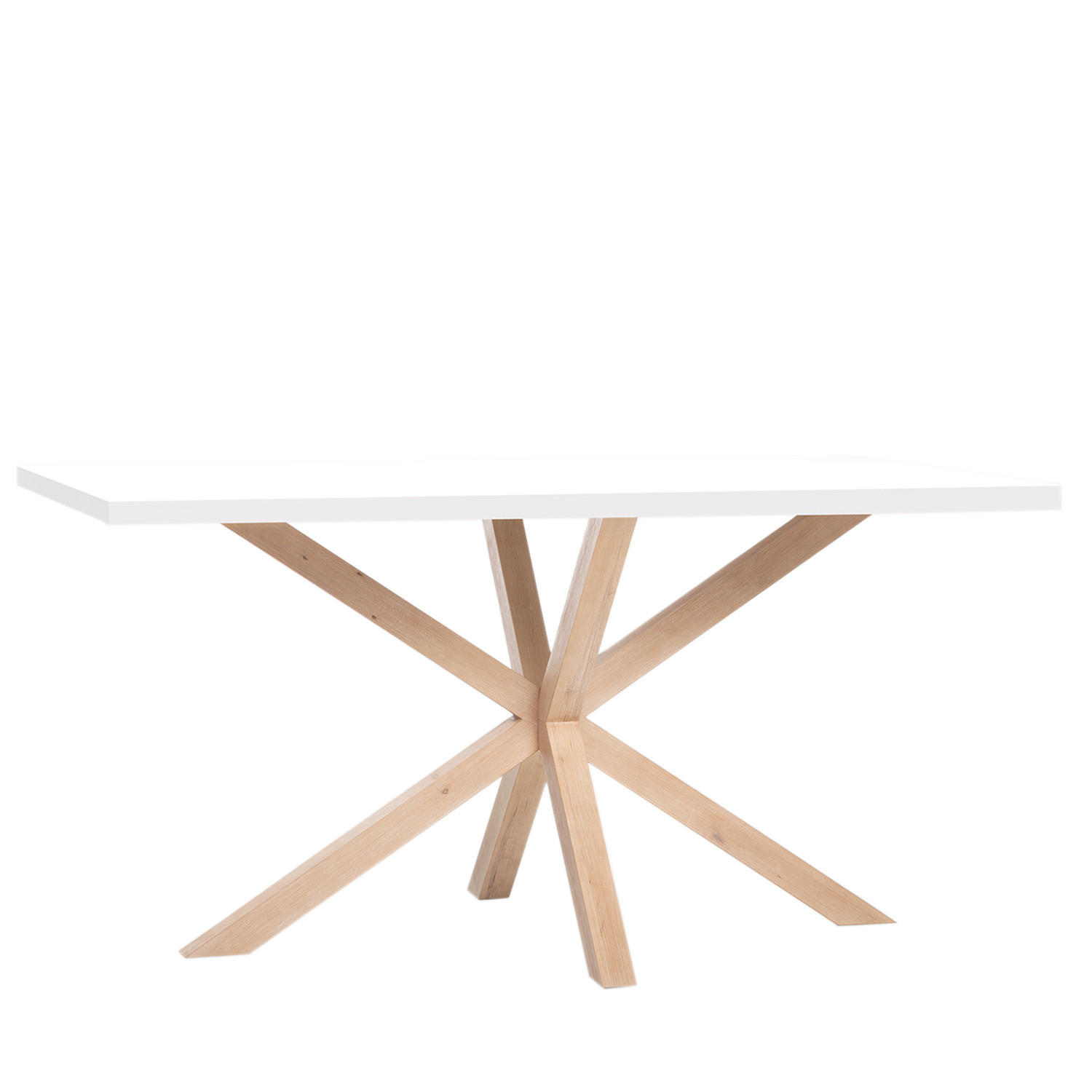 ESSTISCH Emerald Zweifarbig 160 cm x 76,5 cm - Multicolor, Holzwerkstoff (90/160/76cm)