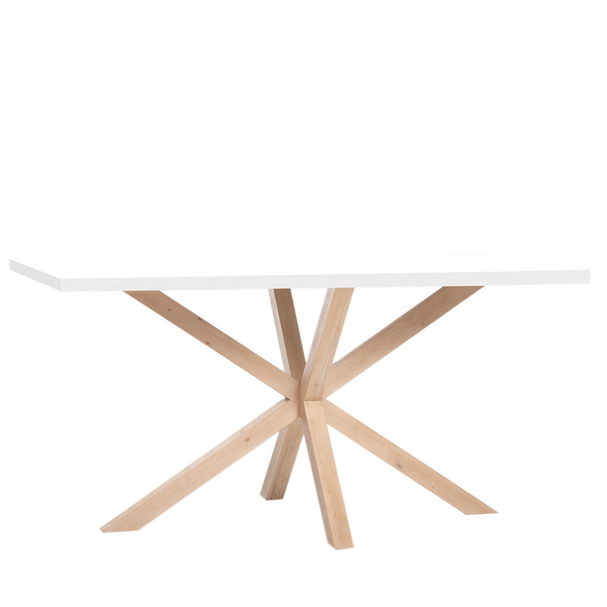 ESSTISCH Emerald Zweifarbig 160 cm x 76,5 cm - Multicolor, Holzwerkstoff (90/160/76cm)