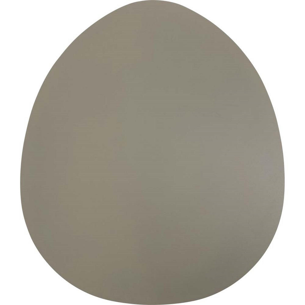 BEISTELLTISCH Tiki - Taupe - 55/46/28 cm - Taupe, Metall (55/46/28cm) - Lesli Living