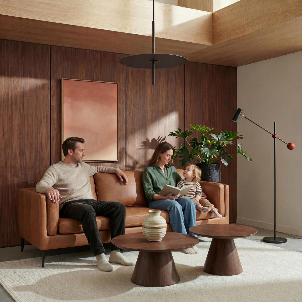 DREISITZER-SOFA Echtleder Braun - Schwarz/Braun, Leder/Metall (220/83/88cm) - Furnhouse