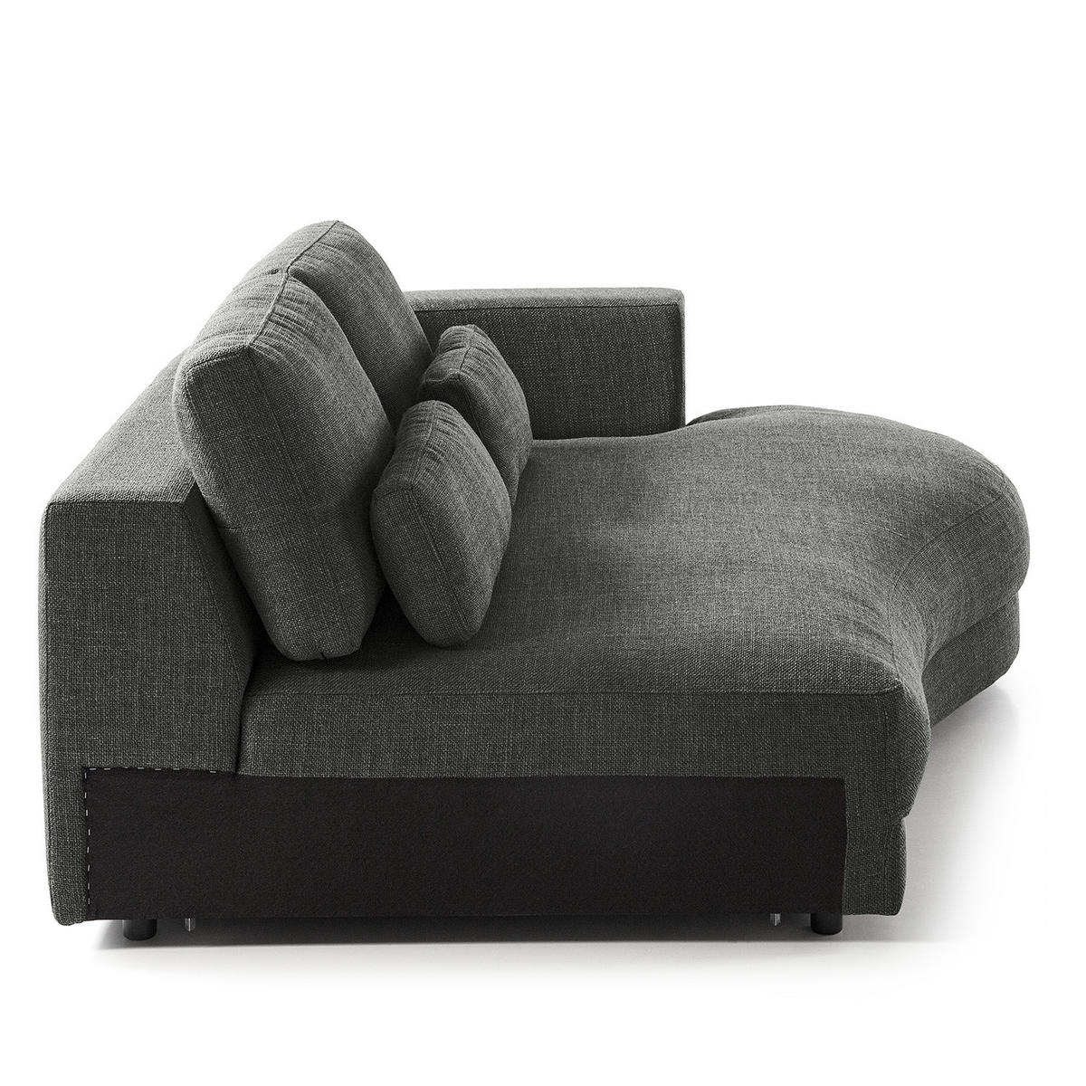 MODULLONGCHAIR - Grau, Textil (194/74/145cm) - home24