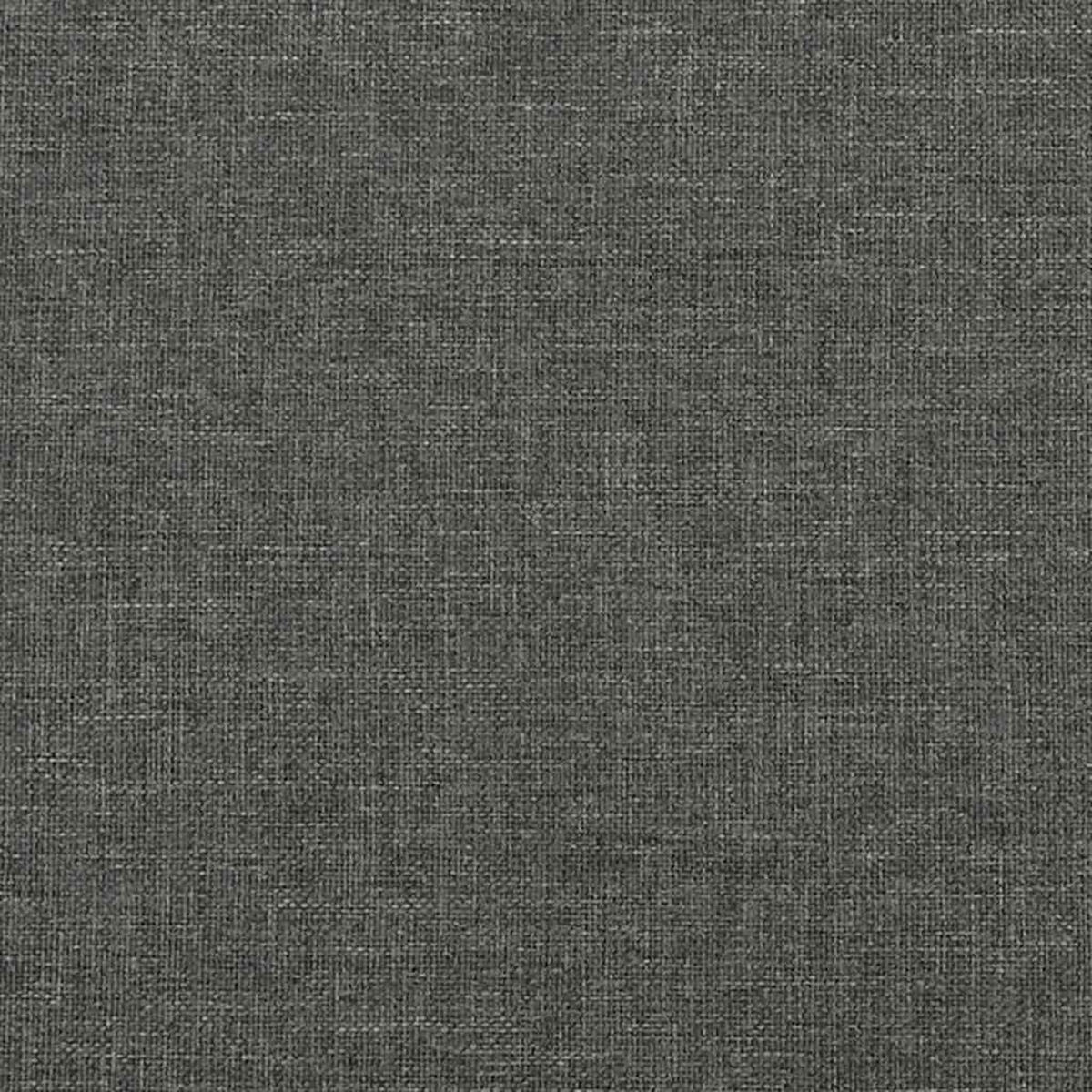 BETTGESTELL Ohne Matratze Dunkelgrau 90/200 Cm Stoff - Grau, Textil (90/200cm) - vidaXL