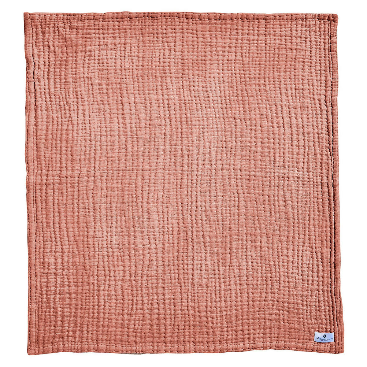 MUSSELINDECKE Kupfer Rot - Rotbraun, Textil (80/80cm) - nordic coast company
