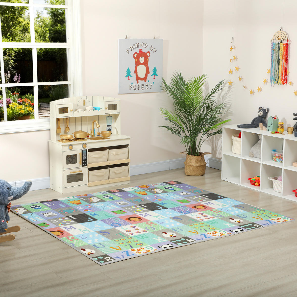 SPIELMATTE DE-18923 faltbar, 180x150 cm Multicolor - Multicolor, Kunststoff (150/180cm) - ComfortXL