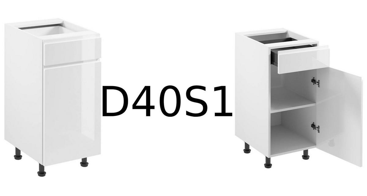 WINKELKÜCHE 320 cm x 320 cm x 200 cm- Aspen KA20-M320 - in Weiß/Hochglanz - Weiß Hochglanz, Holz (840/212/58cm)