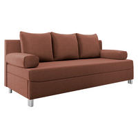 SCHLAFSOFA Dover - Chromfarben/Rosa, Holz/Kunststoff (192/86/80cm) - MIRJAN24
