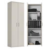 MEHRZWECKSCHRANK Der Lange - Beige, Holzwerkstoff (60/180/34cm) - Mokebo