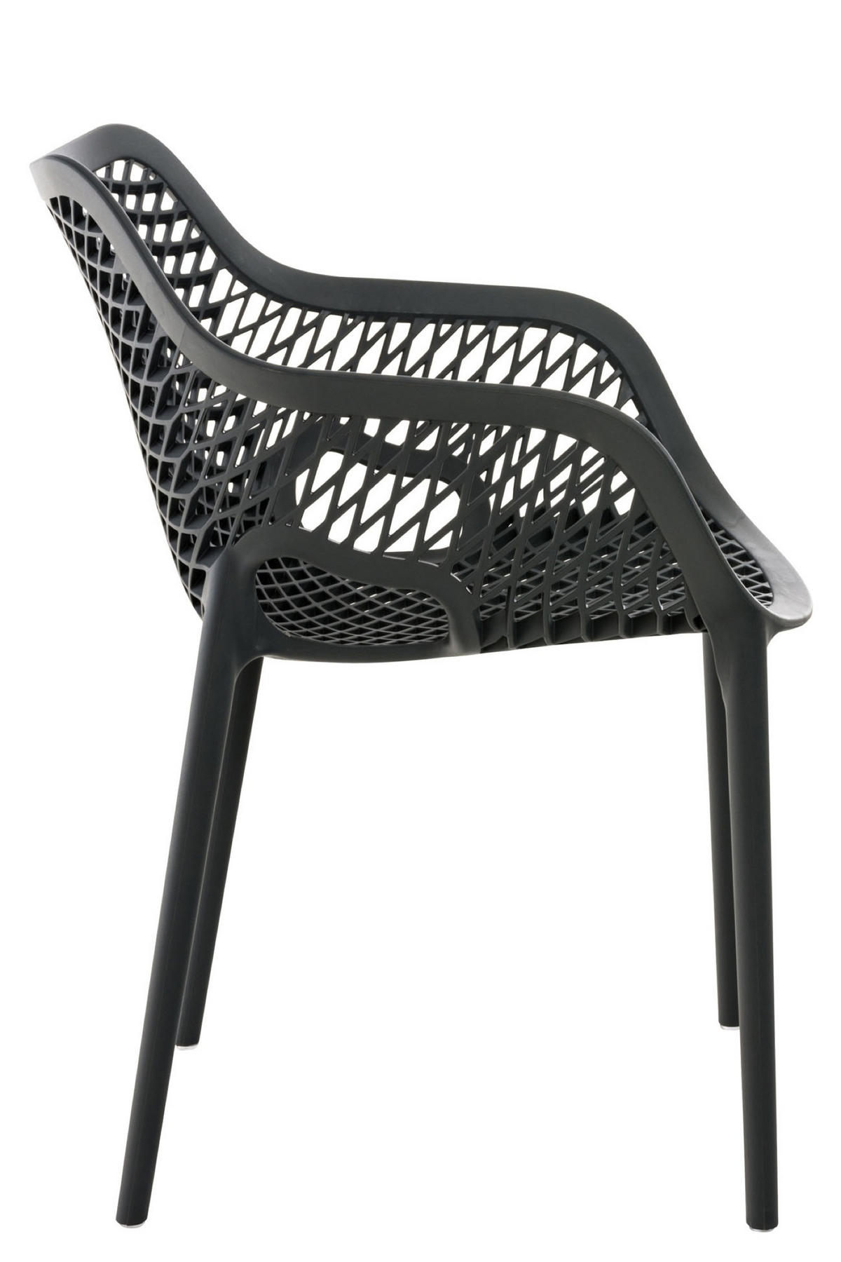 GARTENSTUHL Aero XL dunkelgrau - Grau, Kunststoff (57/60/81cm) - TPFGarden