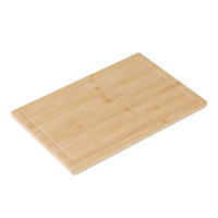 SCHNEIDEBRETT - Hellbraun, Holz/Kunststoff (38/25cm) - Relaxdays