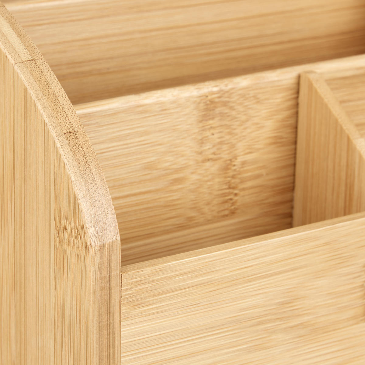 SCHREIBTISCH-ORGANIZER - Hellbraun, Holz (13.5/33/25.5cm) - Relaxdays