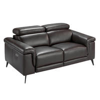 SOFA 2-Sitzer-Relaxsofa aus schokoladenbraunem Leder 170/103/99 cm - Braun, Leder (170/99/103cm) - ANGEL CERDA