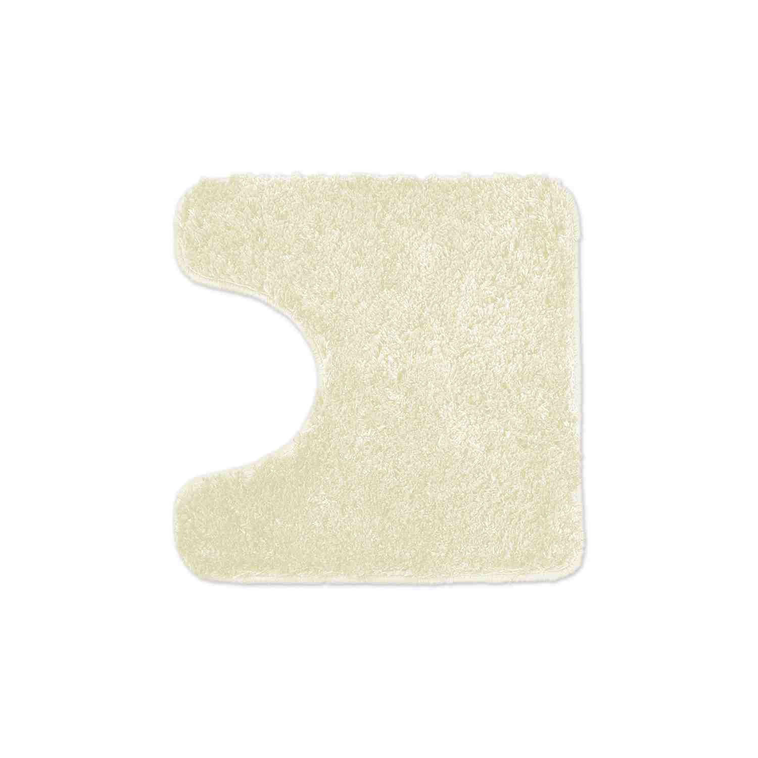 BADEMATTE MIT WC AUSSCHNITT Florenz - Creme, Textil (45/45cm) - WohnDirect