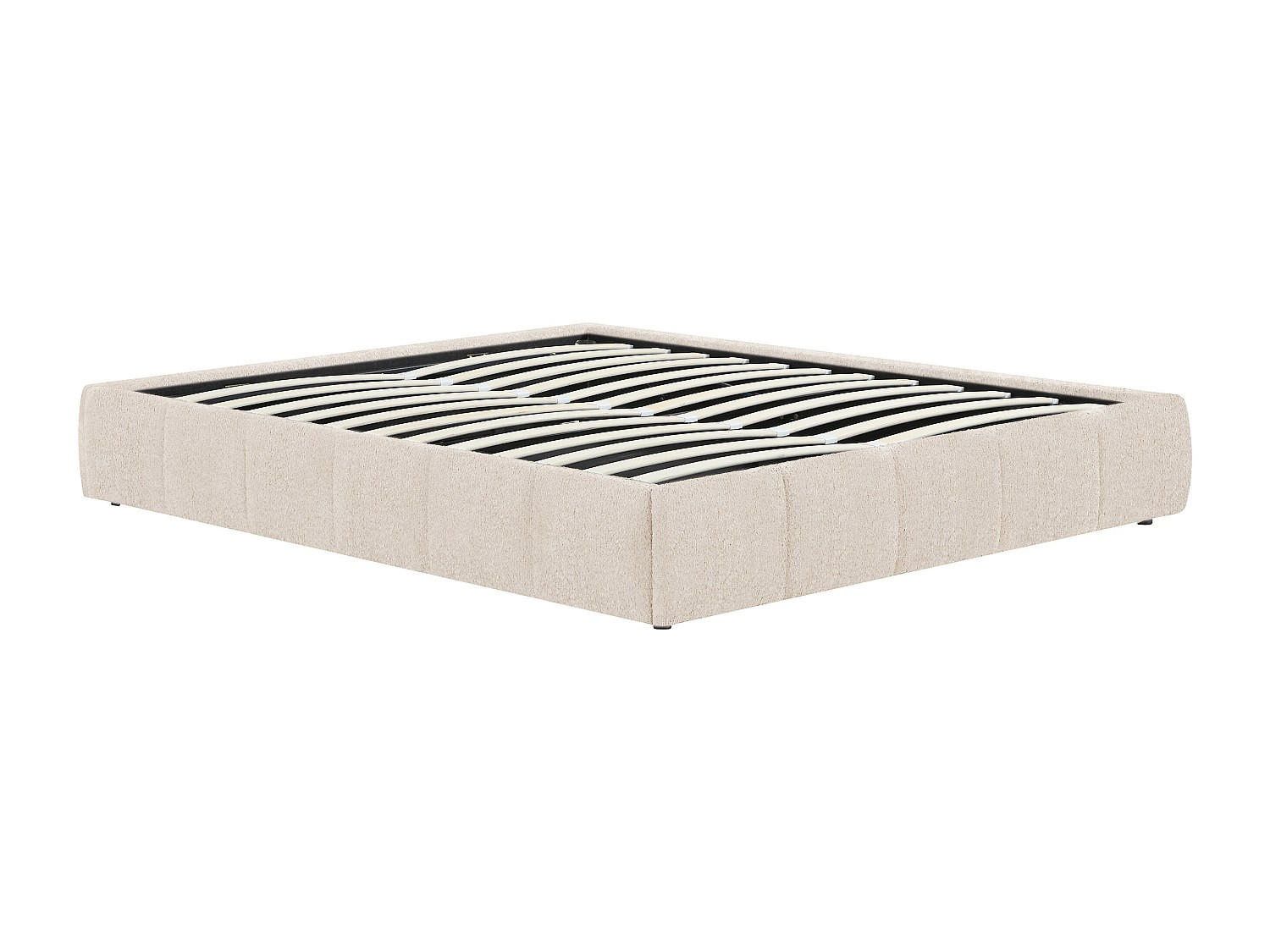Vente-Unique Bettgestell Beige 140x190 cm