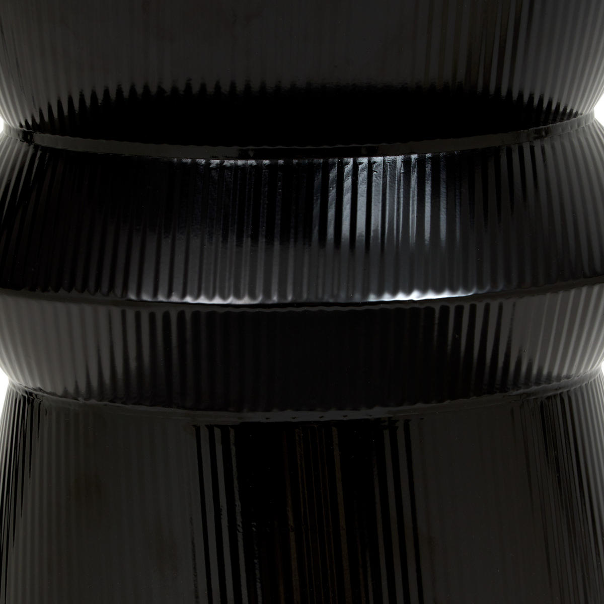 KAFFEETISCH aus Metall Maya Totem Schwarz 35,5/35,5/45 cm - Schwarz, Metall (35.5/35.5/45cm) - Atmosphera Createur d´interieur