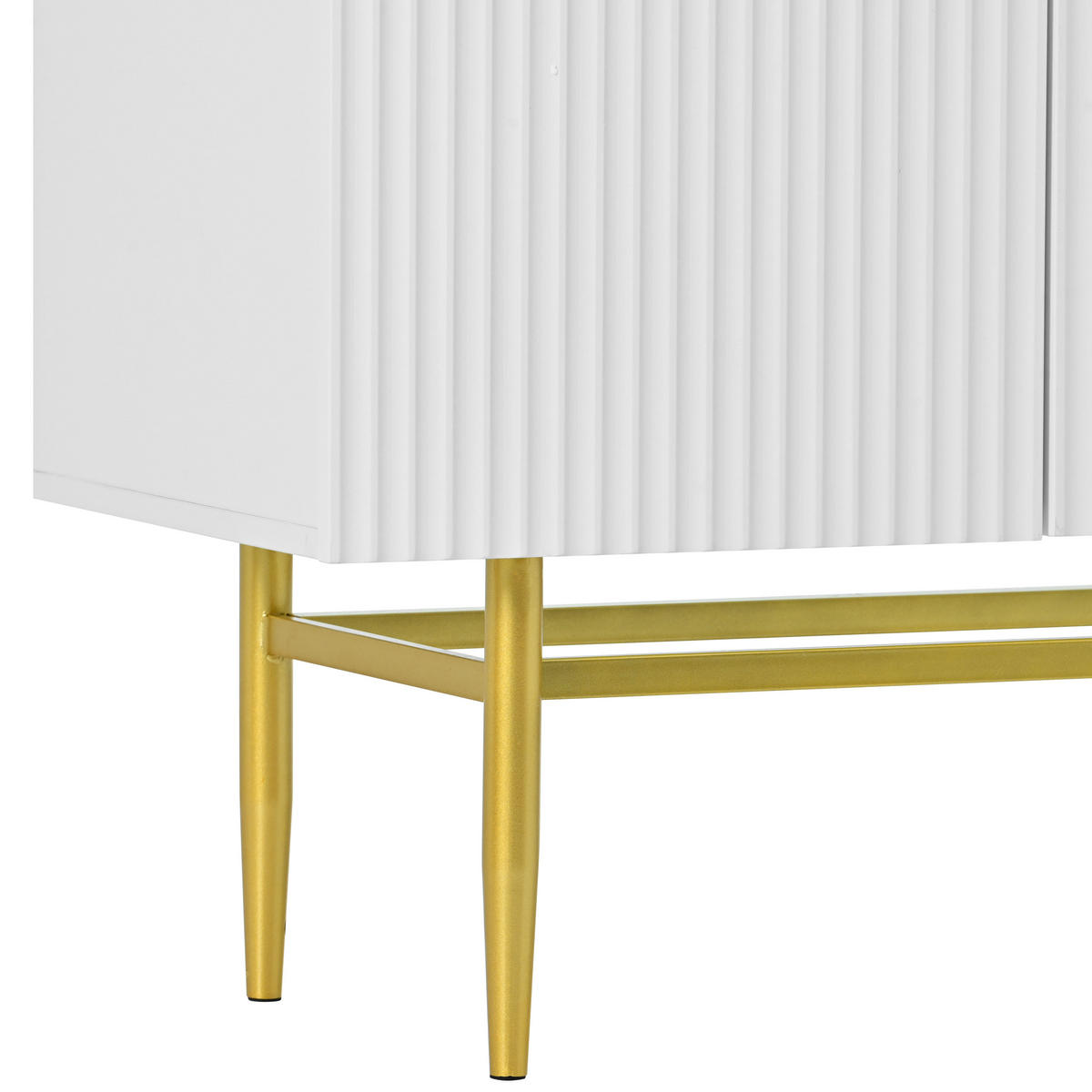 SIDEBOARD Weiß 153/41/80 cm - Weiß, Holzwerkstoff (40.5/80/152.5cm) - Urban Meuble