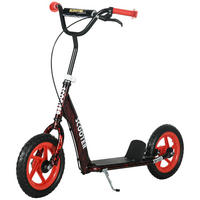 KINDERSCOOTER DE-16946 große Räder 5-fach höhenverstellbar Rot - Rot, Metall (118/52/88cm) - ComfortXL