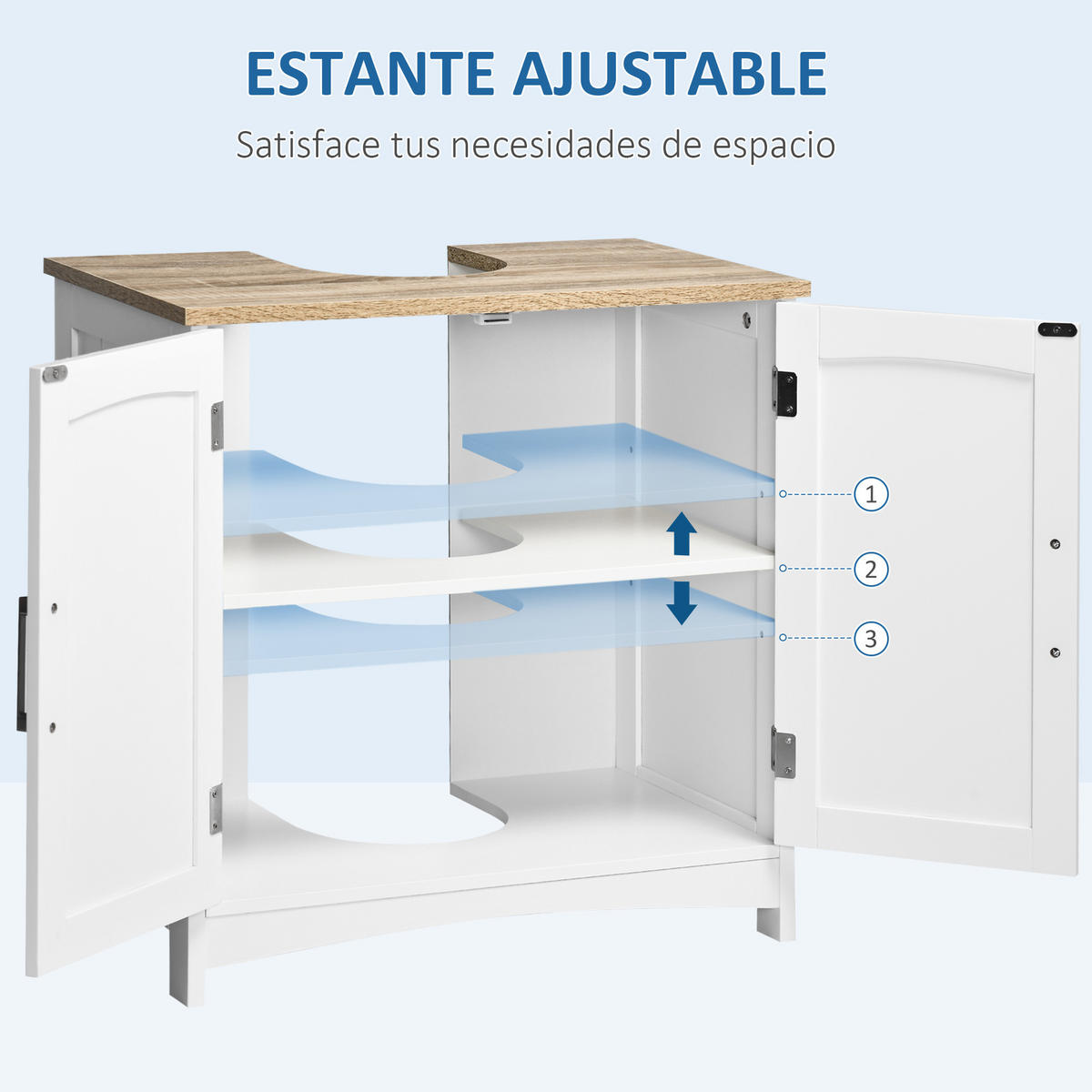 HÄNGESCHRANK Weiß 1 Stück - Weiß, Kunststoff (60/60/33cm) - GiPP