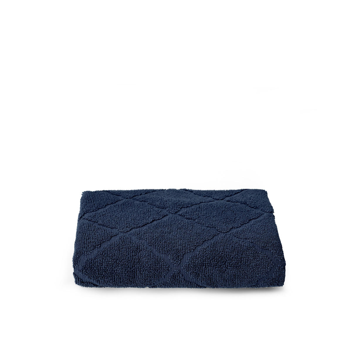 BADETUCH Samine navy blau 50/90 cm - Dunkelblau, Textil (50/90cm) - Homla
