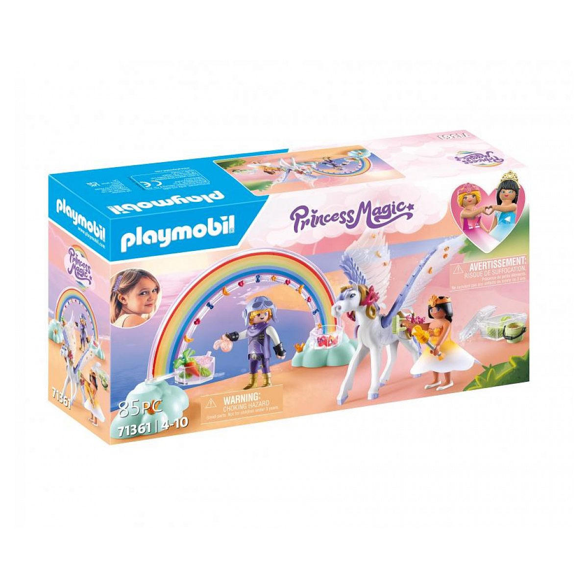 SPIELSET Pferdeknoblauch dekoriert - Blau, Kunststoff (9/19/35cm) - Playmobil