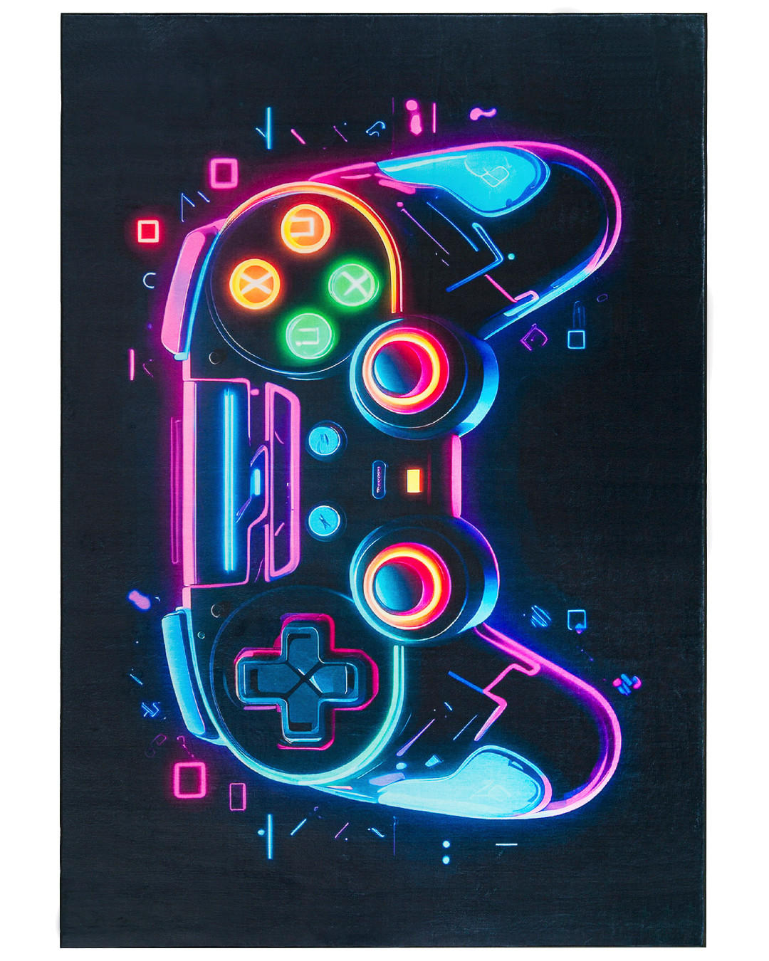 KINDERTEPPICH Gara Veloce Mazovia 160x230cm Schwarz Gaming Kurzflor - Schwarz, Textil (160/230cm) - Mazovia