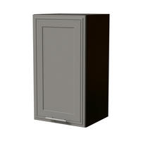 HÄNGESCHRANK Salo W2/40 Schwarz / Dust Grey Matt 40 / 32,5 / 72cm - Schwarz/Grau, Holz/Holzwerkstoff (40/72/32.5cm) - Feldmann-Wohnen