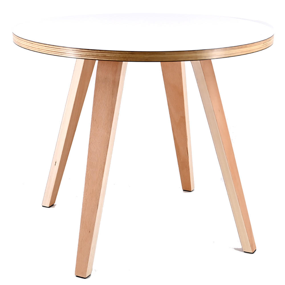 BEISTELLTISCH ARVIKA Ø 54cm, Weiß - Weiß, Holz (54/54/45cm) - dasmöbelwerk