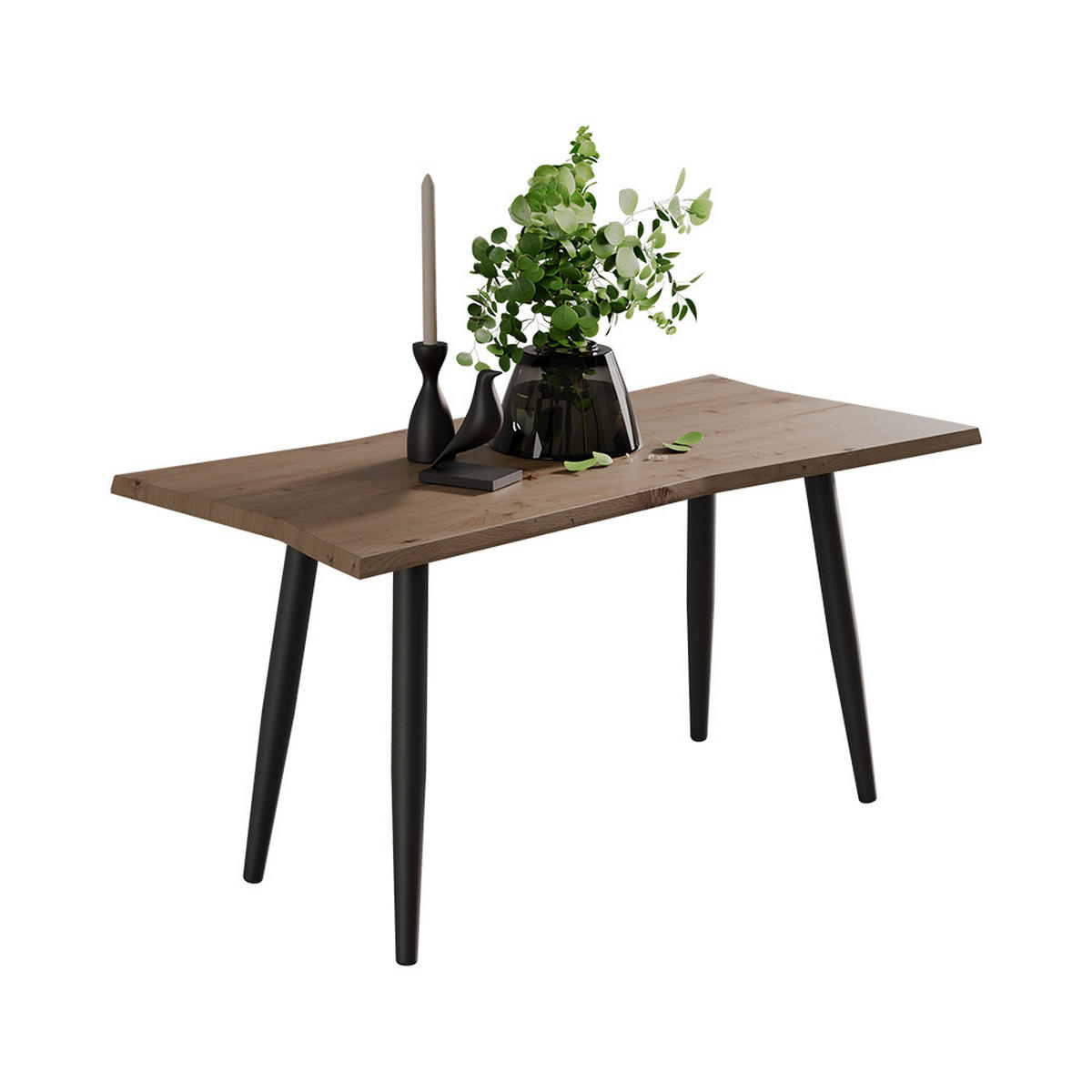 COUCHTISCH Yan Artisan 80 x 40 cm - Hellgrau, Holzwerkstoff (40/80/40cm) - Vicco