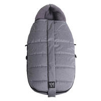 KINDERWAGEN-FUSSSACK Mila, black melange - Schwarz, Textil (48/7/105cm) - Kaiserbaby