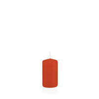 STUMPENKERZEN Dukat Ø 38 x 80 mm, 24 Stück - Terra cotta, Paraffin (4/8cm) - Wiedemann Kerzen