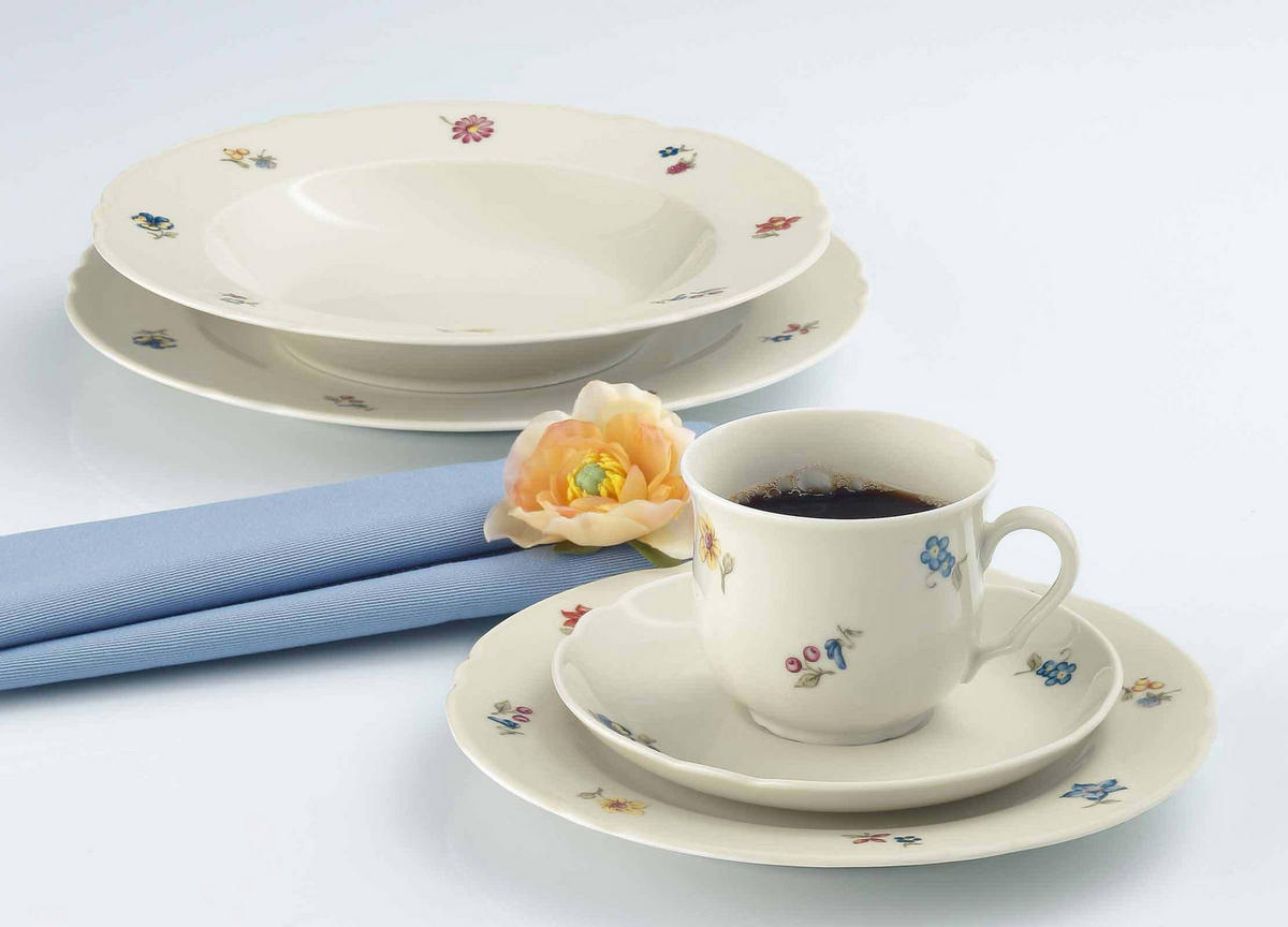 KOMBISERVICE Marieluise Blütenmeer bunt 30er Set - Multicolor, Keramik (31.2/36.9/36.5cm) - Seltmann Weiden