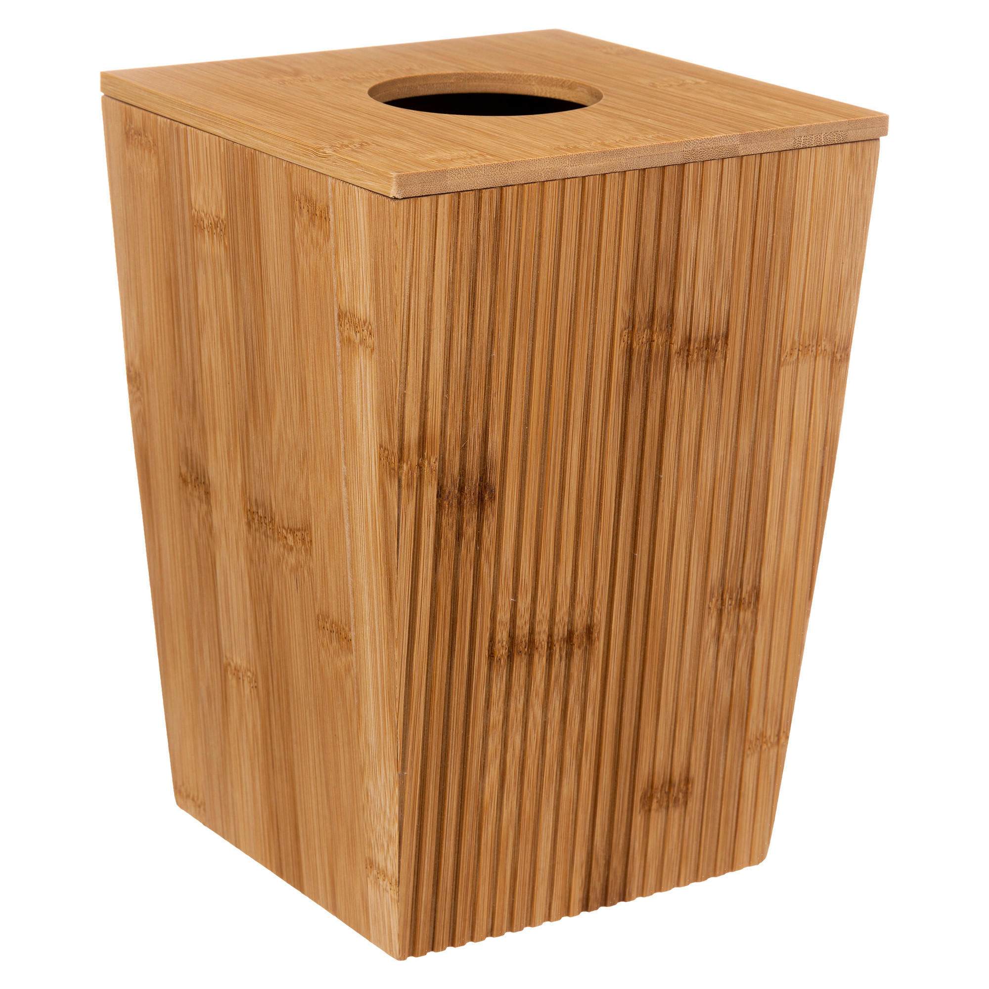 KOSMETIKEIMER Bambus Terre Inconnue 6 l 15,5/19,5/26,5 cm - Braun, Naturmaterialien (19.5/26.5/15.5cm) - 5five Simply Smart