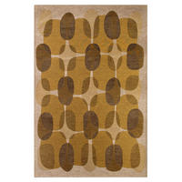TEPPICH Cafe Montain Trail 170/240 cm - Goldfarben, Textil (170/240cm) - Lola&Moi