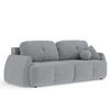 SCHLAFSOFA Loca Grau Plüschstoff - Schwarz/Grau, Holz/Holzwerkstoff (248/92/103cm) - Maison de Reve