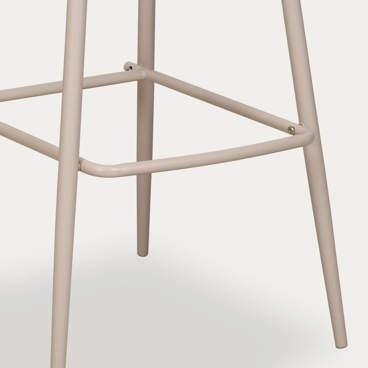 BARHOCKER Lein Beige 49.5 cm x 101.5 cm - Beige, Kunststoff (49/101/48cm) - Kenay Home