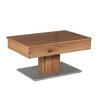 COUCHTISCH Celeste 90x60x43 höhenverstellbar;diagonal verschiebbar Wildeiche - Wildeiche, Holz (90/60/43cm) - 58aufmkessel