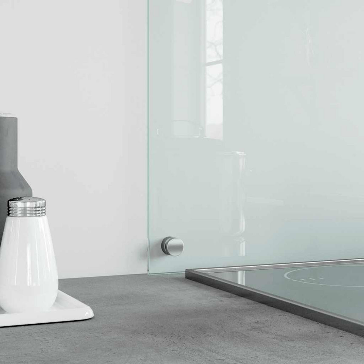 KÜCHENRÜCKWAND Glas 80x40 cm Transparent Wand-Spritzschutz - Transparent, Glas (80/40/0.6cm) - DELUKE