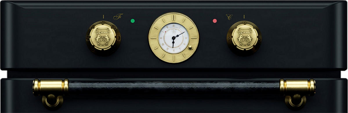 EINBAUBACKOFEN 60 cm EH 6432 BE +KCT 777 FI La Perle Induktions-Kochfeld 77 cm - Schwarz, Metall (59/59/54cm) - Kaiser Küchengeräte