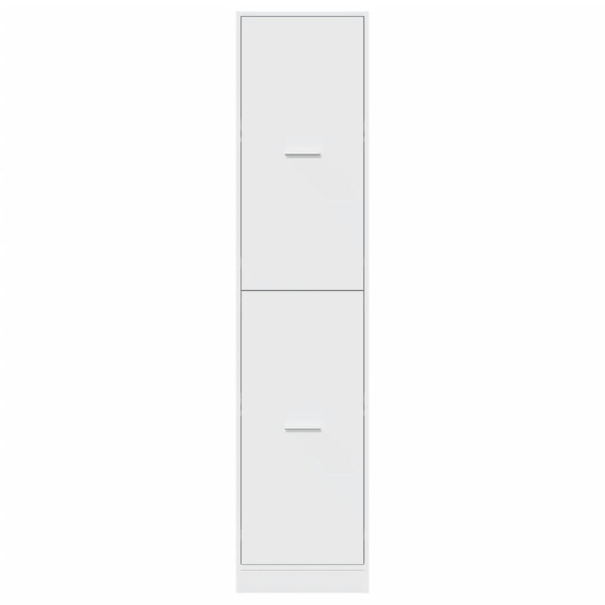APOTHEKERSCHRANK Weiss 40/41/174,5 Cm Holzwerkstoff - Weiß, Holzwerkstoff (41/174.5/40cm) - vidaXL