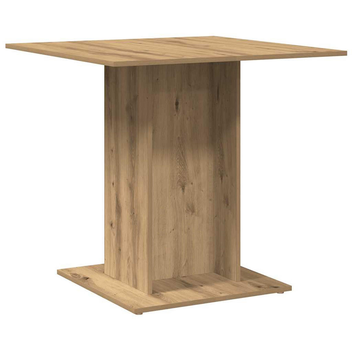 ESSTISCH Artisan-Eiche 80/80/75 Cm Holzwerkstoff - Braun, Holzwerkstoff (80/80/75cm) - vidaXL