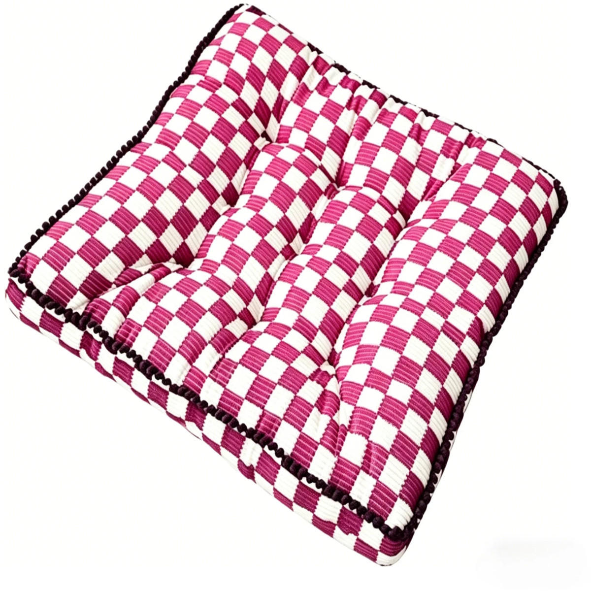 GARTENHOCKERAUFLAGE 42/42/9 cm - Lila, Textil (42/9/42cm) - Authentics