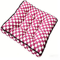 GARTENHOCKERAUFLAGE 42/42/9 cm - Lila, Textil (42/9/42cm) - Authentics