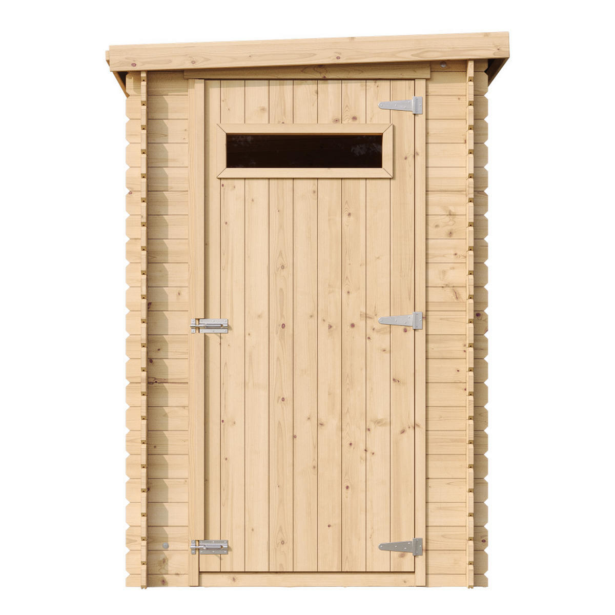 DREVENÝ záhradný domček 2,63 m² TIMBELA M306A+M306G - béžová, drevo (144/204/239cm) - Timbela