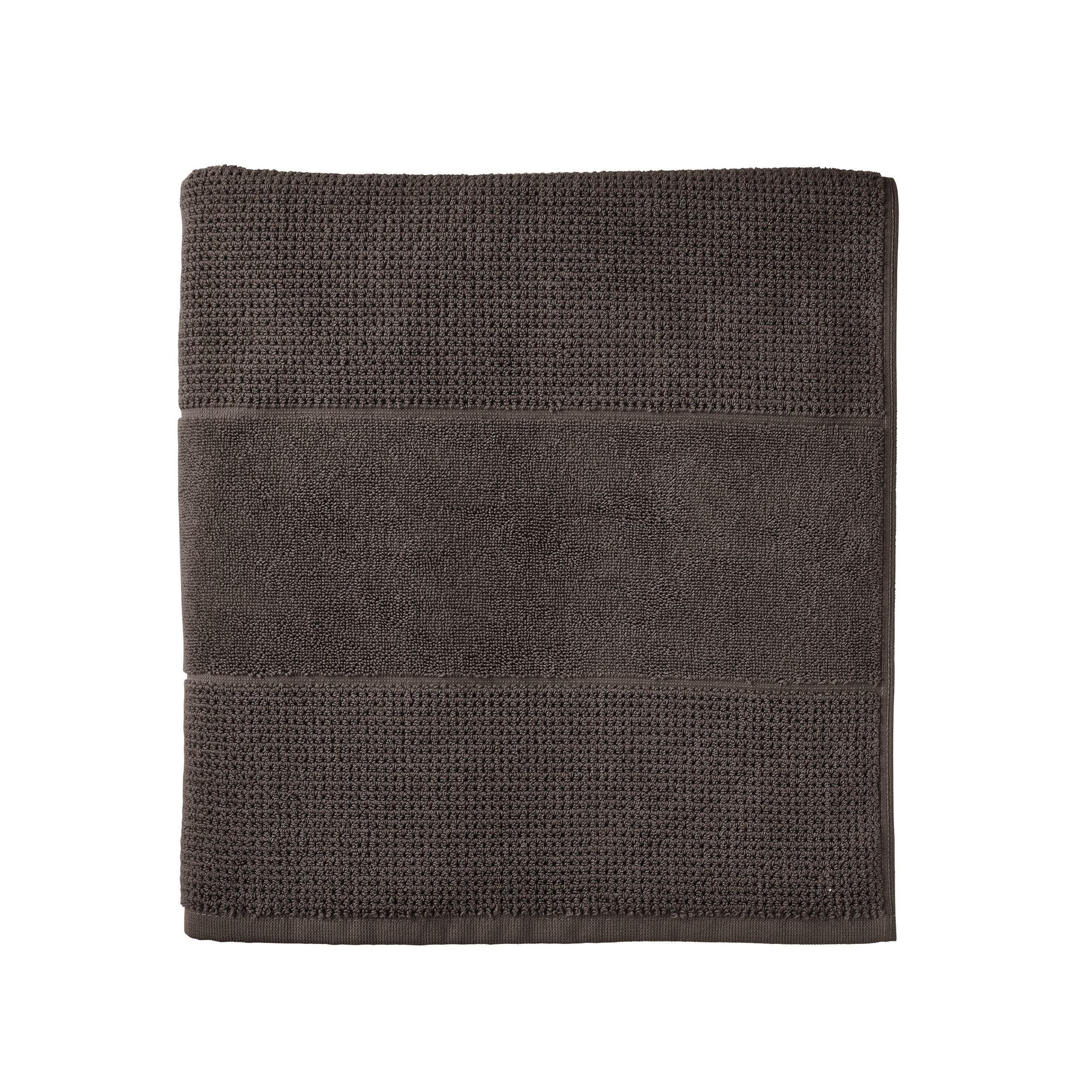 SAUNATUCH Turin - 75x200 cm - Dunkelgrau - Dunkelgrau, Textil (75/200cm) - SCHIESSER