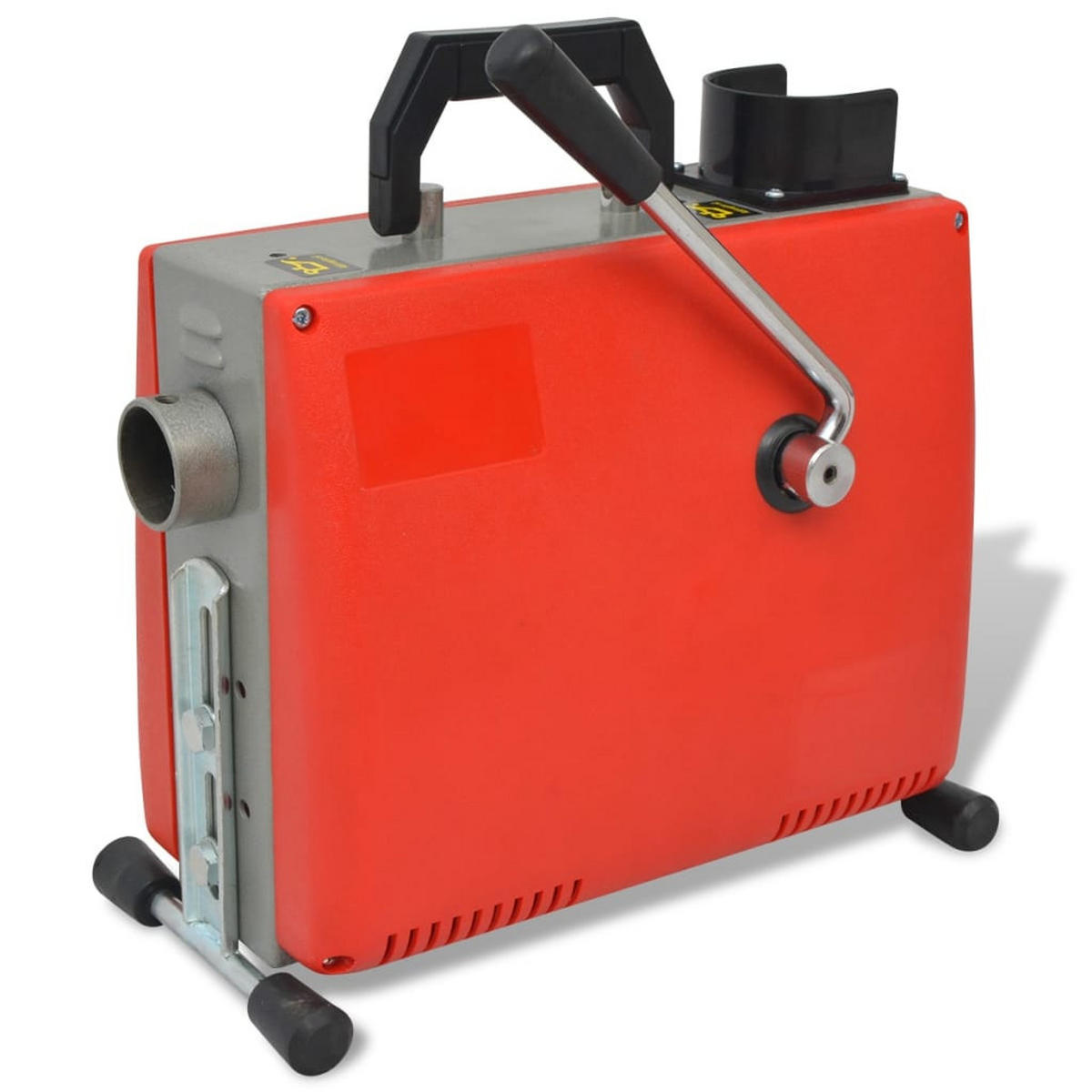 ROHRREINIGUNGSMASCHINE 250W 15m/16mm und 4,5m/9,5mm - Rot, Kunststoff (37/17.5/31cm) - vidaXL