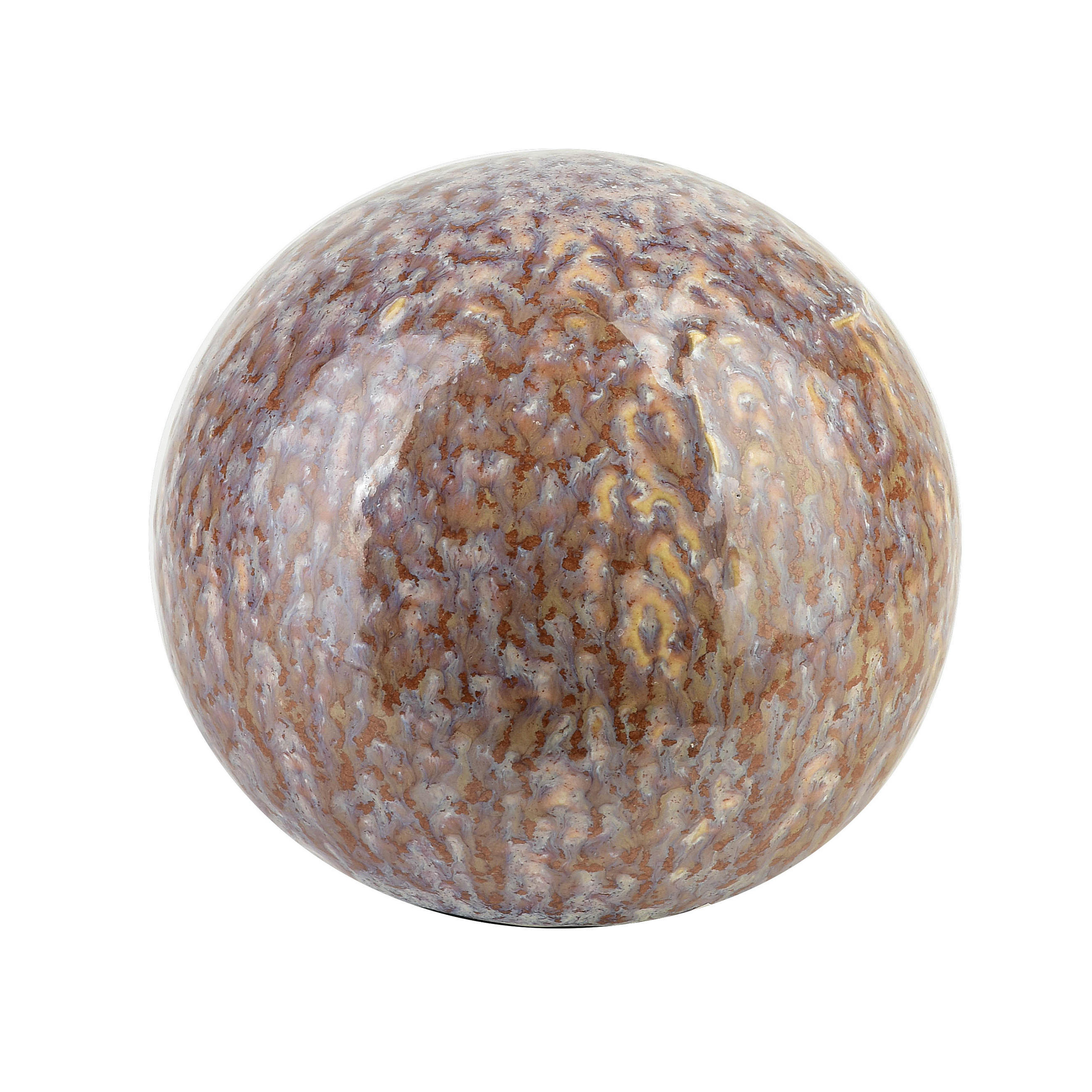 DEKO-KUGEL Saggio Braun 10/10/9 cm Keramik - Braun, Keramik (10/10/9cm) - Mondex