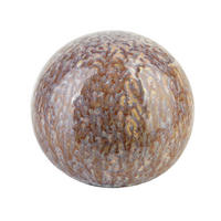 DEKO-KUGEL Saggio Braun 10/10/9 cm Keramik - Braun, Keramik (10/10/9cm) - Mondex